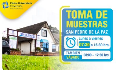 Nueva sucursal para toma de muestra de Clínica Universitaria Concepción