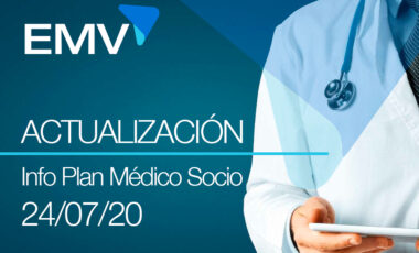 Actualiza información plan médico socio 24 julio 2020
