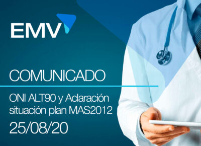 Comunicado ONI ALT90 y Aclaración situación plan MAS2012