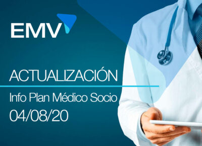 Actualiza información plan médico socio 4 agosto 2020